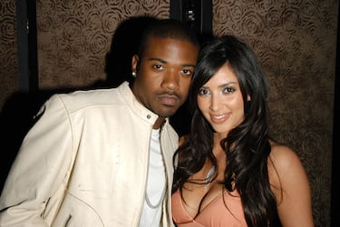Ray J y Kim Kardashian asisten a la colección Otoño/Invierno de Charlotte Ronson en el Library Bar.