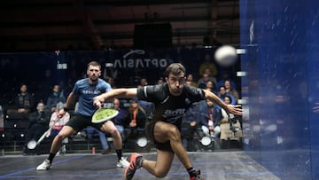 Iker Pajares, en primer término, durante un partido del reciente Campeonato de España.