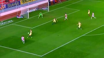 La nueva asistencia de Pedro Campos en derrota de Necaxa