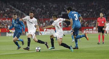 Kovazcic, Franco Vázquez, Ben Yedder y Jesús Vallejo.