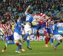 Godín pone en ventaja al Atleti