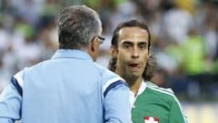 Palmeiras tropieza y Valdivia es sustituido en el descanso