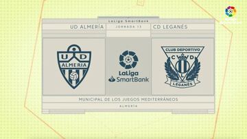 Resumen y gol del Almería - Leganés de LaLiga SmartBank