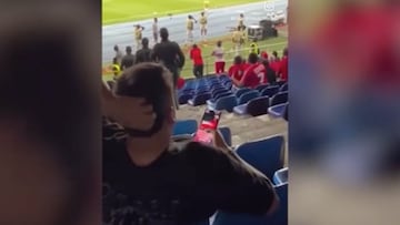 El hombre sostuvo la mentira de no estar fuera de su casa, pero las redes sociales lo delatan.