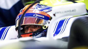 28/11/17  El piloto Robert Kubica en el Williamns en al circuitor de Abu Dabi.