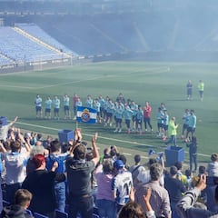 600 pericos entonan el "sí, se puede" en el entrenamiento