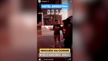 Se graban lanzando petardos a las 3 AM en el hotel de Argentina