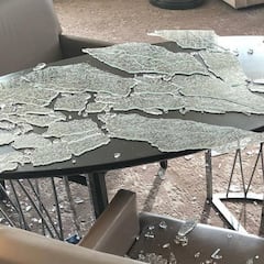 El desastre que hizo Stephen Curry en una habitación de hotel