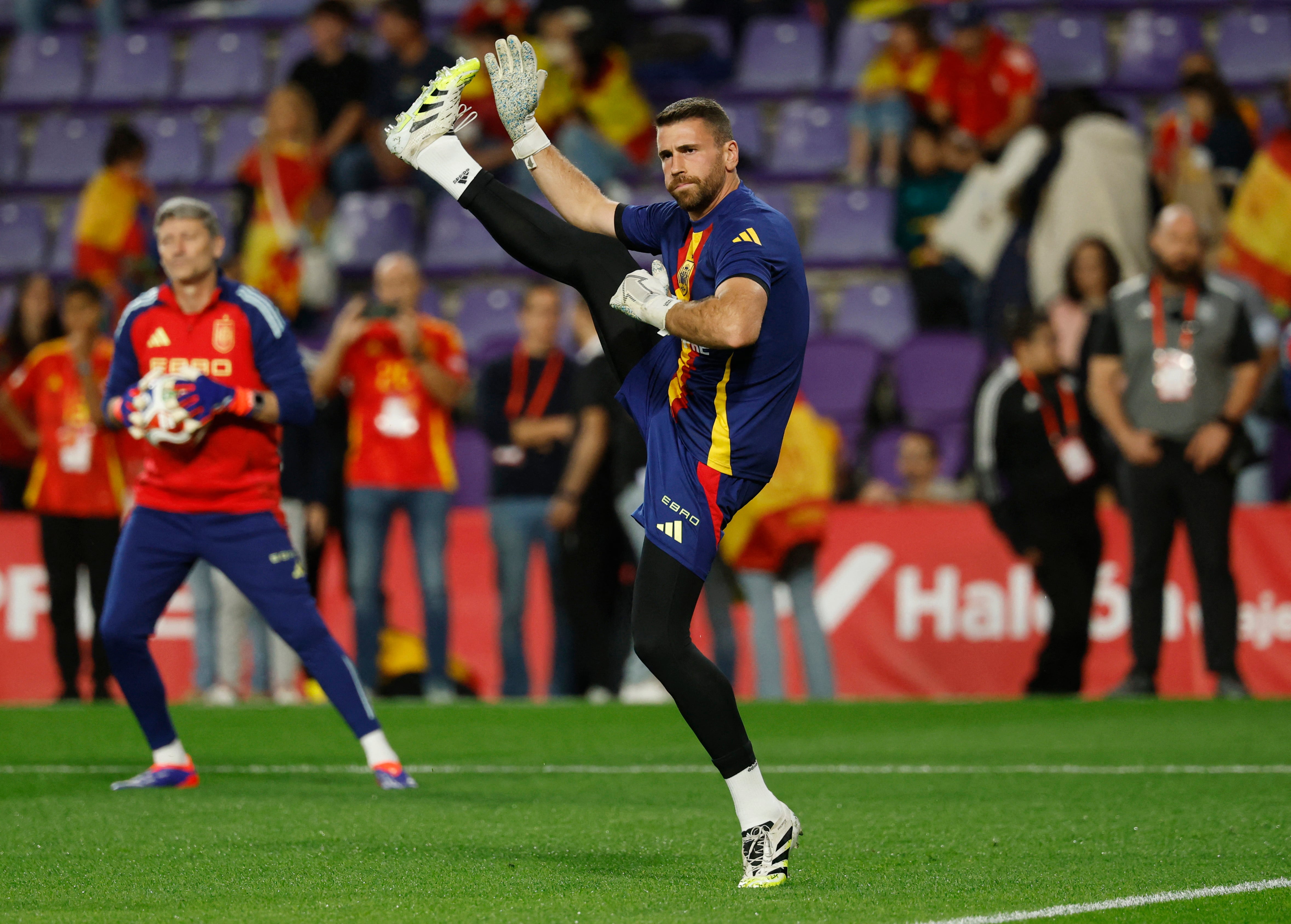 Unai Simón supera su récord de imbatibilidad como internacional