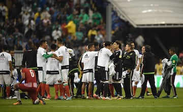 El festejo de México tras conseguir el pase al Mundial