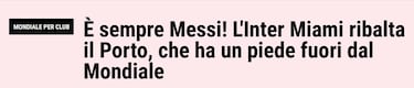 “Messi es Mundial”