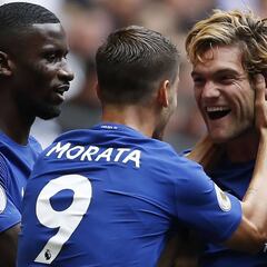 Marcos Alonso da al Chelsea sus primeros puntos con un doblete