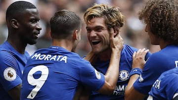 Morata y Marcos Alonso. 