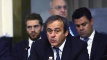 Platini, en Roma.