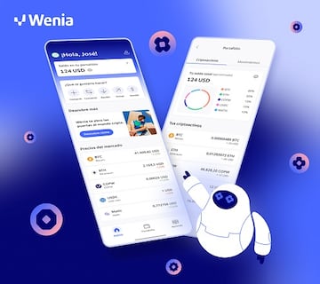 Wenia, la plataforma que se vinculará a Nequi y que podría generar dinero a los usuarios. Foto: Wenia.