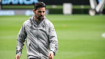 Nolito, durante un entrenamiento del Celta en el estadio de Bala&iacute;dos.