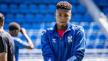Moha Ramos, con el Tenerife B.
