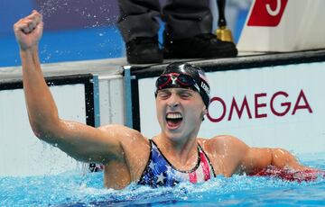 Natación, 1500m libres femeninos | Récord olímpico en 15:35.53 minutos semifinal