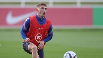 Trippier, en un entrenamiento con su selecci&oacute;n