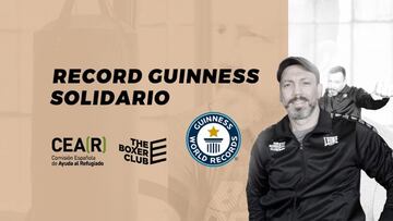 27 horas pegando a un saco: un Récord Guinness para ayudar