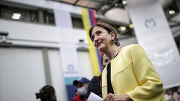 Íngrid Betancourt, candidata presidencial.