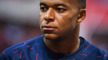 Kylian MBAPPE of PSG during the French championship Ligue 1 football match between Stade de Reims and Paris Saint-Germain on August 29, 2021 at Auguste Delaune stadium in Reims, France - Photo Matthieu Mirville / DPPI AFP7 29/08/2021 ONLY FOR USE IN SPA