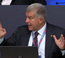 La promesa de Laporta en la Asamblea a un socio que no podrá cumplir por la cancelación del ‘Plan Miami’