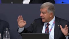 La promesa de Laporta en la Asamblea a un socio que no podrá cumplir por la cancelación del ‘Plan Miami’