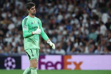Thibaut Courtois uno de los protagonistas en la victoria del Real Madrid.