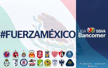 Algunos reaccionaron antes que otros pero sin excepción, los 18 equipos de la Liga MX apoyaron con la colecta de víveres a lo largo del territorio nacional. La gran mayoría de ellos abrieron centros de acopio en sus respectivos estadios, en el que se veía a los jugadores de Primera División ayudando en labores.