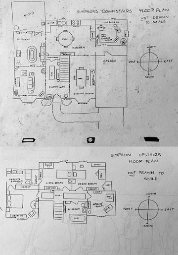 los simpson casa plano
