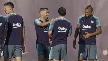 Jordi Alba pide el cambio