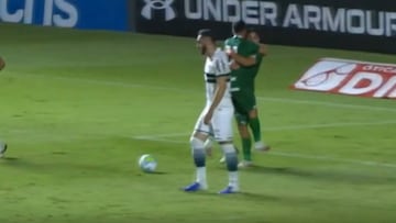 El primer gol de Ignacio Jara en el Brasileirao: ¡entró y anotó!