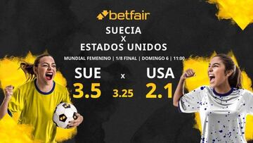 Suecia vs. Estados Unidos: horario, TV, estadísticas, cuadro y pronósticos del Mundial Femenino