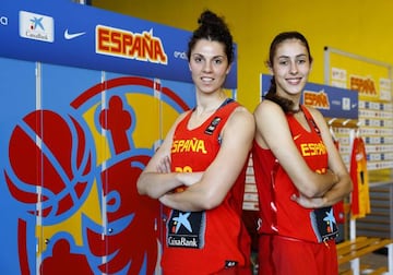 Bea Sánchez y María Conde, con la Selección española.