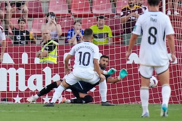 Pacheco detiene un penalti, en la primera jornada.