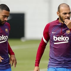 Memphis es titular pero Braithwaite recupera el 9