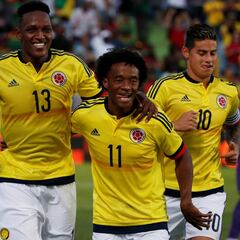 James y Mina lideran baile de Colombia ante Camerún