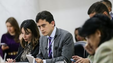 Debate de Control Político a Luis Carlos Reyes, D..
En la comisión tercera de la Cámara de Representantes de Congreso de la República, se adelantó el debate de control político a Luis Carlos Reyes, Director de la Dian.(Colprensa-John Paz).