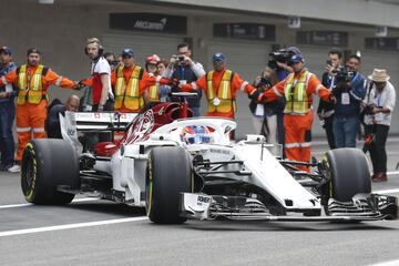 La colombiana se convirtió en la primera piloto latinoamericana en conducir un Formula Uno.