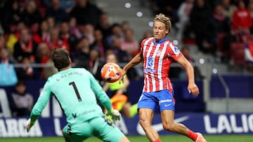 Marcos Llorente contra la Real Sociedad