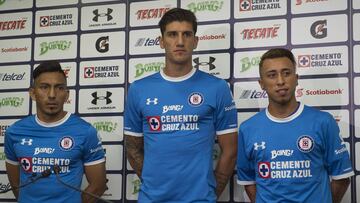 Cruz Azul presentó a tres de sus refuerzos para el Clausura 2017