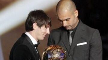 TRES BALONES DE ORO. El ariete argentino del FC Barcelona recibió el pasado 2011 el tercer 'Balón de Oro' de su carrera deportiva.