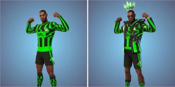 Nueva skin de LeBron James con equipación de fútbol
