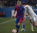 Barcelona B 2 - Real Madrid Castilla 2: resumen y resultado