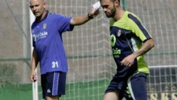 <b>CANDIDATO. </b>Samuel es una de las opciones que baraja Paco Jémez para ser titular el sábado.