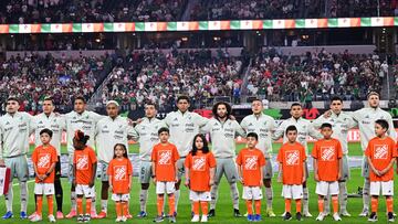 Players of Mexico during the game international friendly between Mexican National team (Mexico) and Canada at AT-T Stadium, on September 10, 2024, Arlington, Texas, United States.