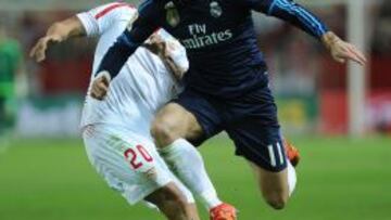 Gareth Bale, ante el Sevilla