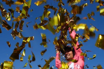 El colombiano terminó segundo en el Giro 2017, detrás de Tom Dumoulin. Sexto podio para Quintana en las grandes del ciclismo.