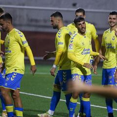 Las Palmas disputa un amistoso en Firgas cargado de goles